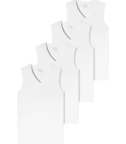 4 Pack - 95/5 - Organic Cotton - Onderhemd