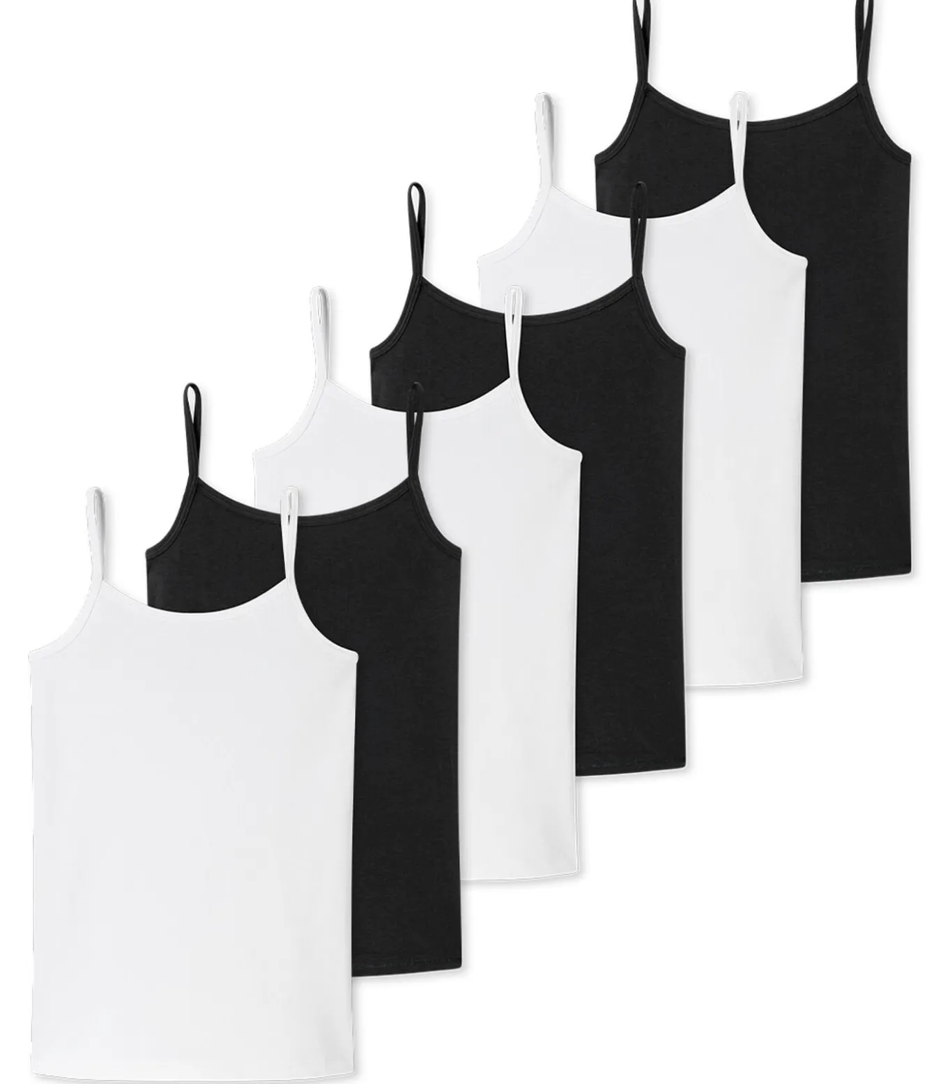 6 pack 95/5 Organic Cotton - onderhemden