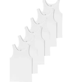 6 pack Basic - onderhemd