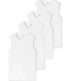 4 pack Basic - onderhemd