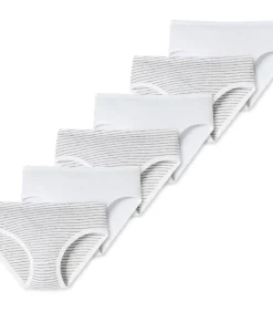 6 pack fijnrib Organic Cotton - heupslips