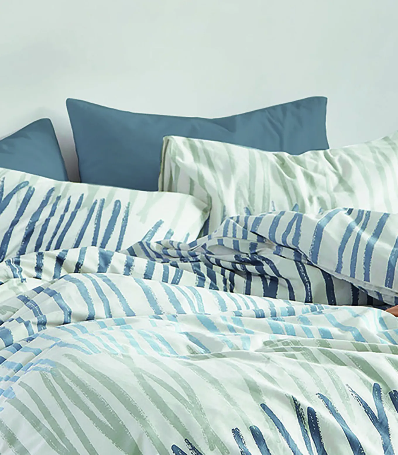 2 persoons beddengoed 240x220 cm+2 kussenslopen 65x65 cm in katoen