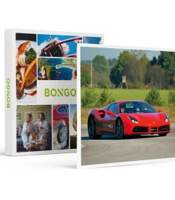 8 rondes racen in een Ferrari, Lamborghini of Porsche op het Circuit Geoparc - Actie