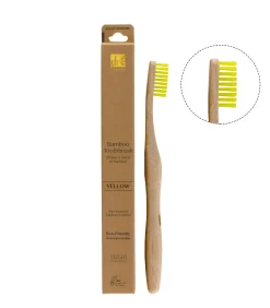 Aanbevolen Bamboe Tandenborstel van DB: Blauw + Regenboog + Geel
