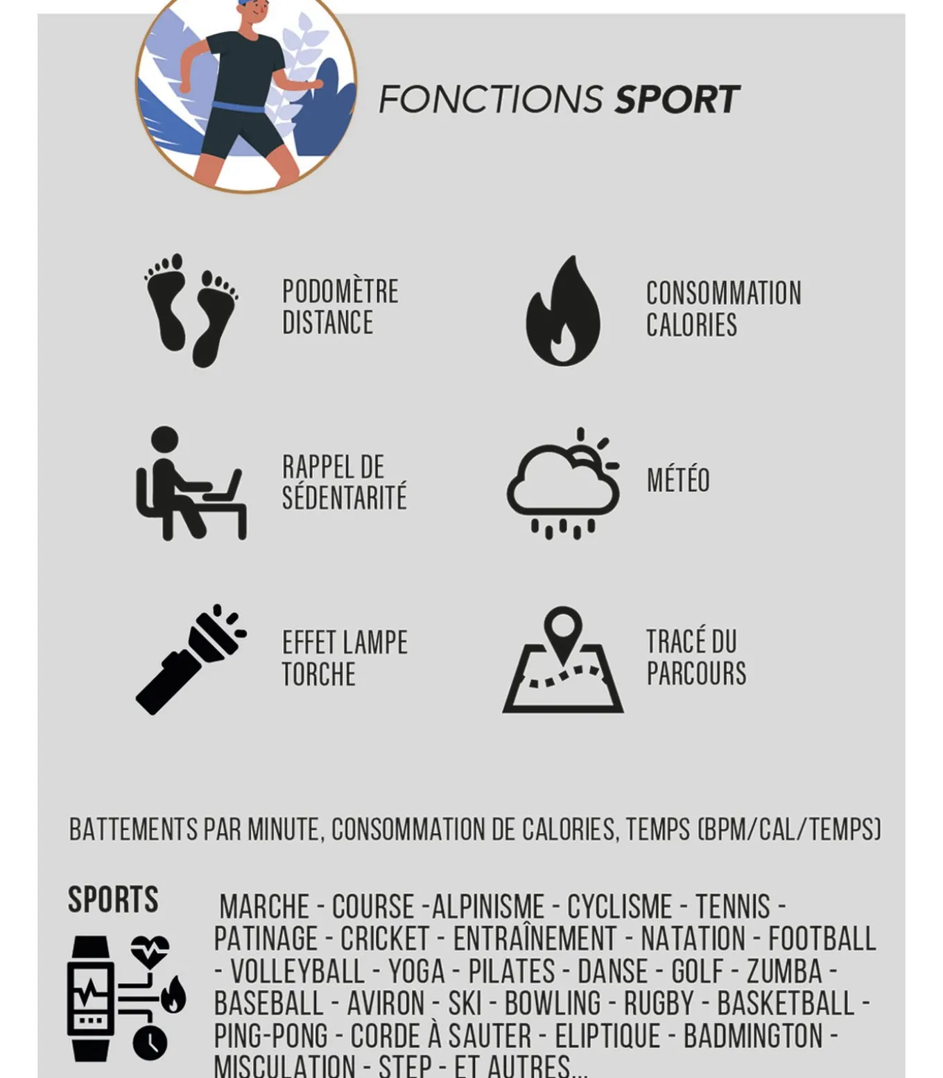 Aangesloten horloge - Super Amoled