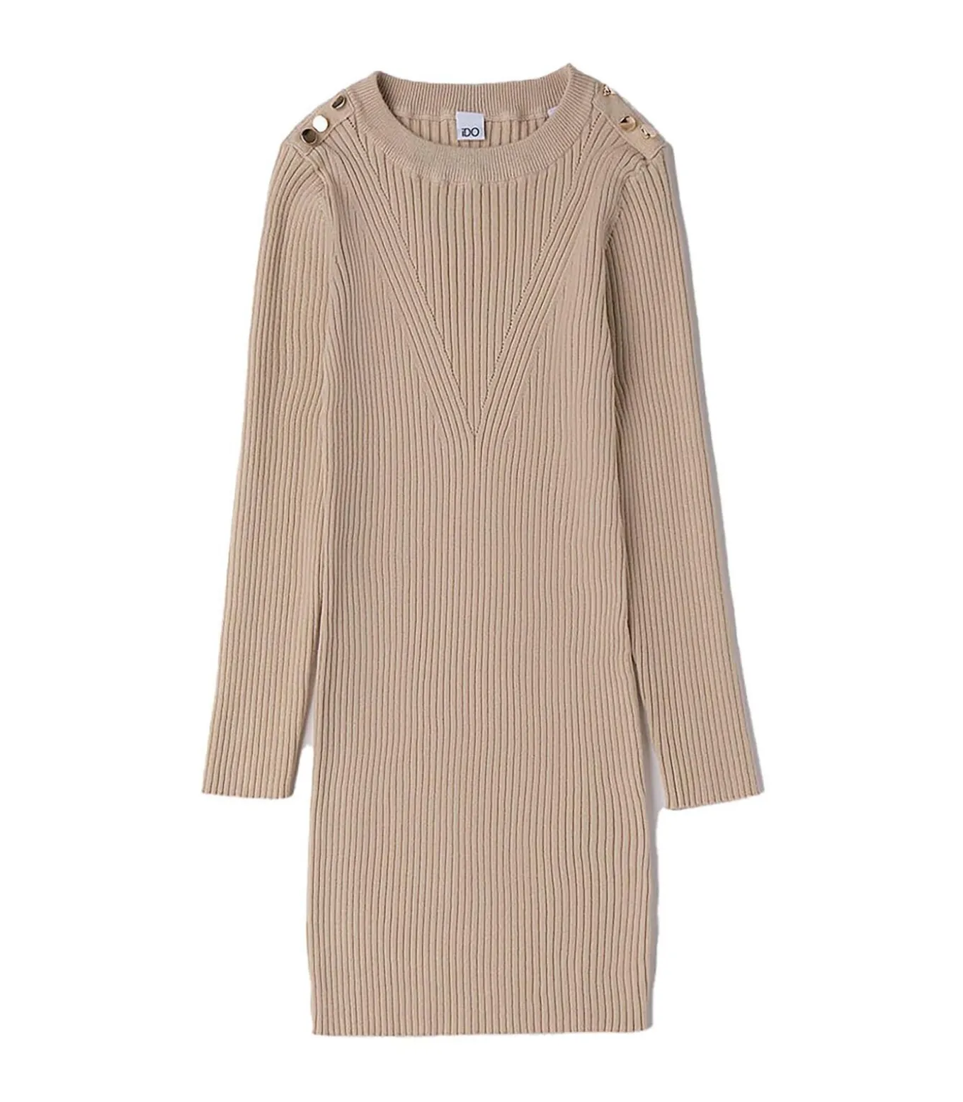 Abito Tricot Con Manica