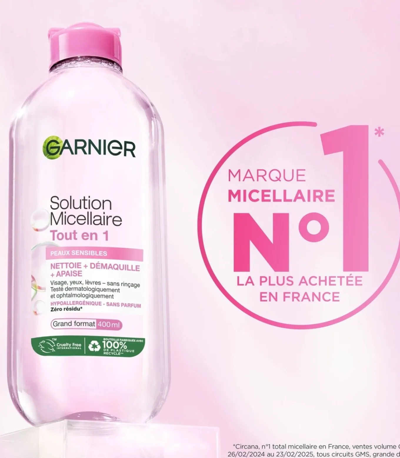 Alles-in-1 Micellair Water - Gevoelige Huid - Grote Formaat