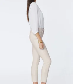 Ami Legging Ankle Jeans Zandkleurig Premium Denim