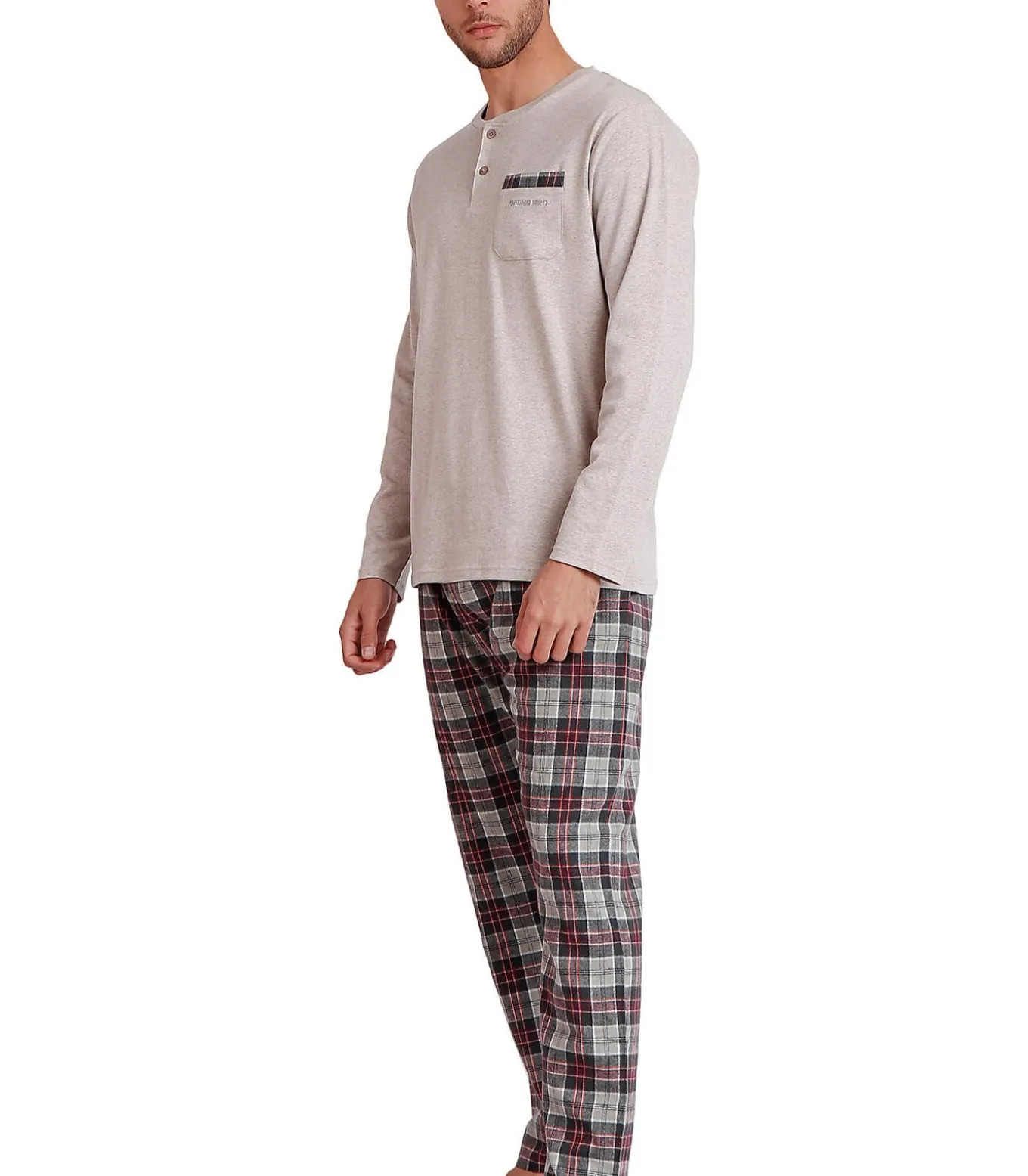 Antonio Pyjama outfit broek top lange mouwen Cobblestone