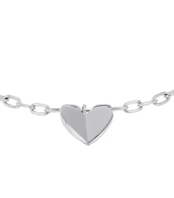 Armband m.Anh. voor dames, 925 sterling zilver | hartje