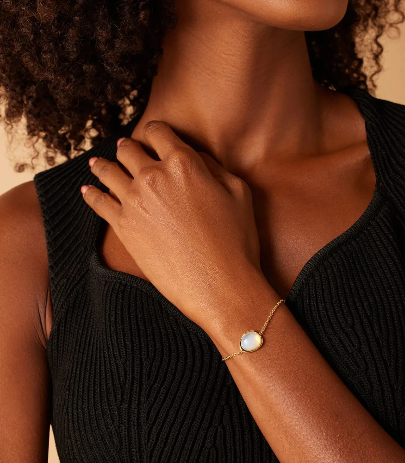 Armband Staal 19 cm - Goudkleurig