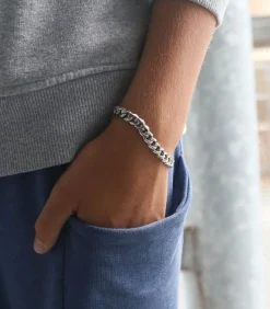 Armband Staal zilverkleurig