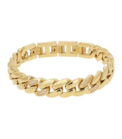 Armband voor dames, roestvrij staal, zirkonia