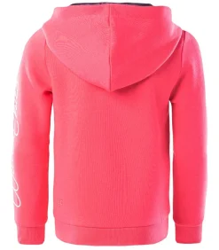 ASHIRA - Trui met kap Met Volledige Ritssluiting - Donker Roze