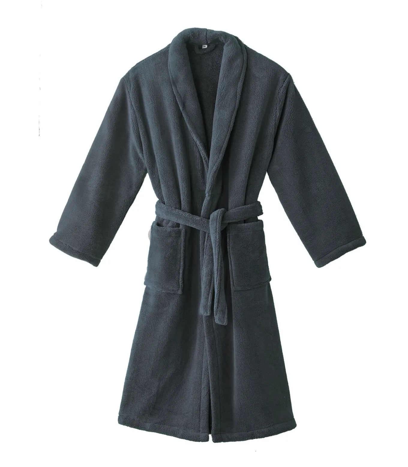 ATHENA Anthracite - Badjas unisex microvezel