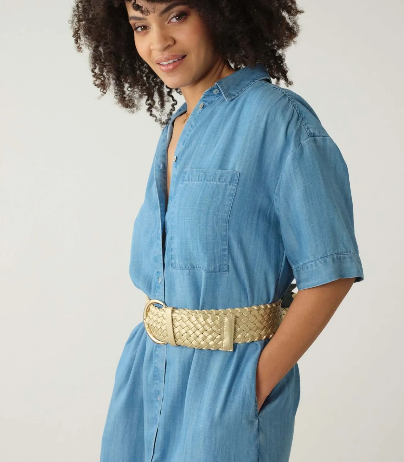 AVELA - Gouden damesriem