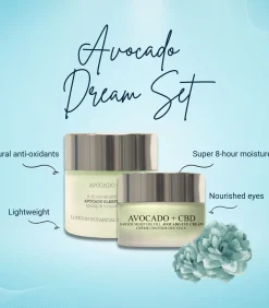 Avocado slaapmasker + avocado oogcrème