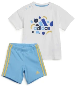 Baby t-shirt en shorts met opdruk Essentials