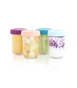 Babybols - 4 Glazen Voorraadpotten - Our Imperfects