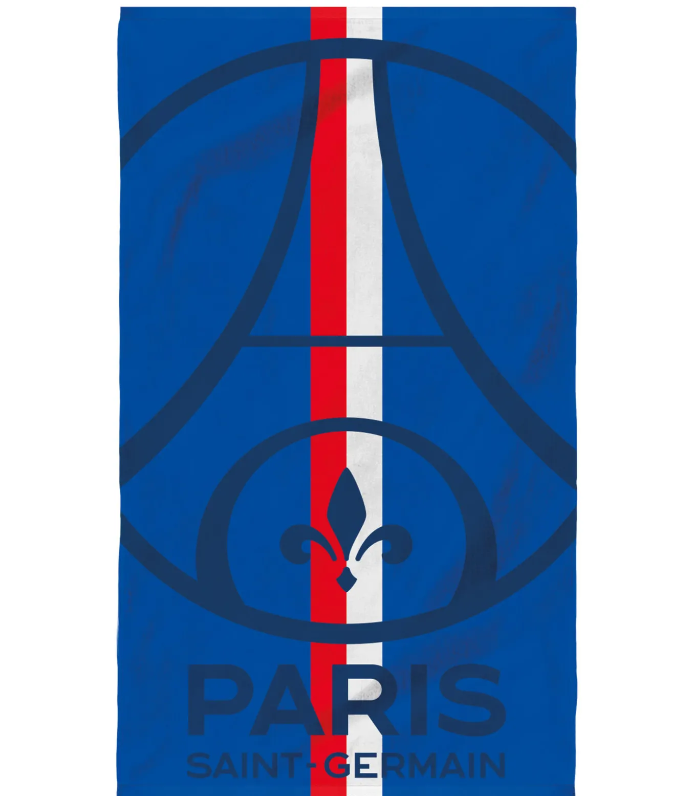 Bad- en strandhanddoek met print, 100% katoen PSG SPORT