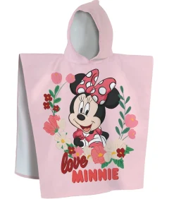 Badcape bedrukt 100% katoen, MINNIE CUTE