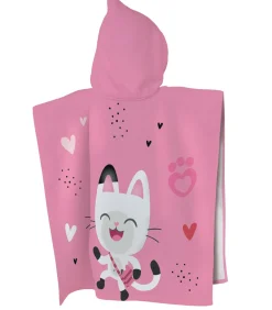 Badcape met print, 100% katoen, GABBY'S POPPENHUIS DUO