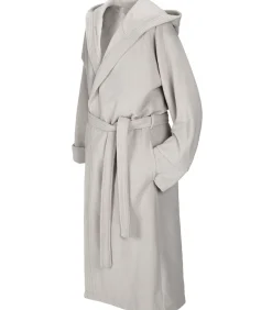 Badjas Reese, Zilver - XXL - Unisex - Katoen/Polyester