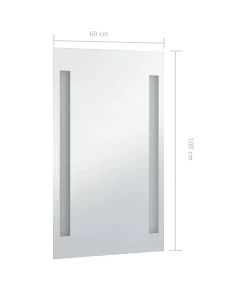 Badkamerspiegel LED 60x100 cm