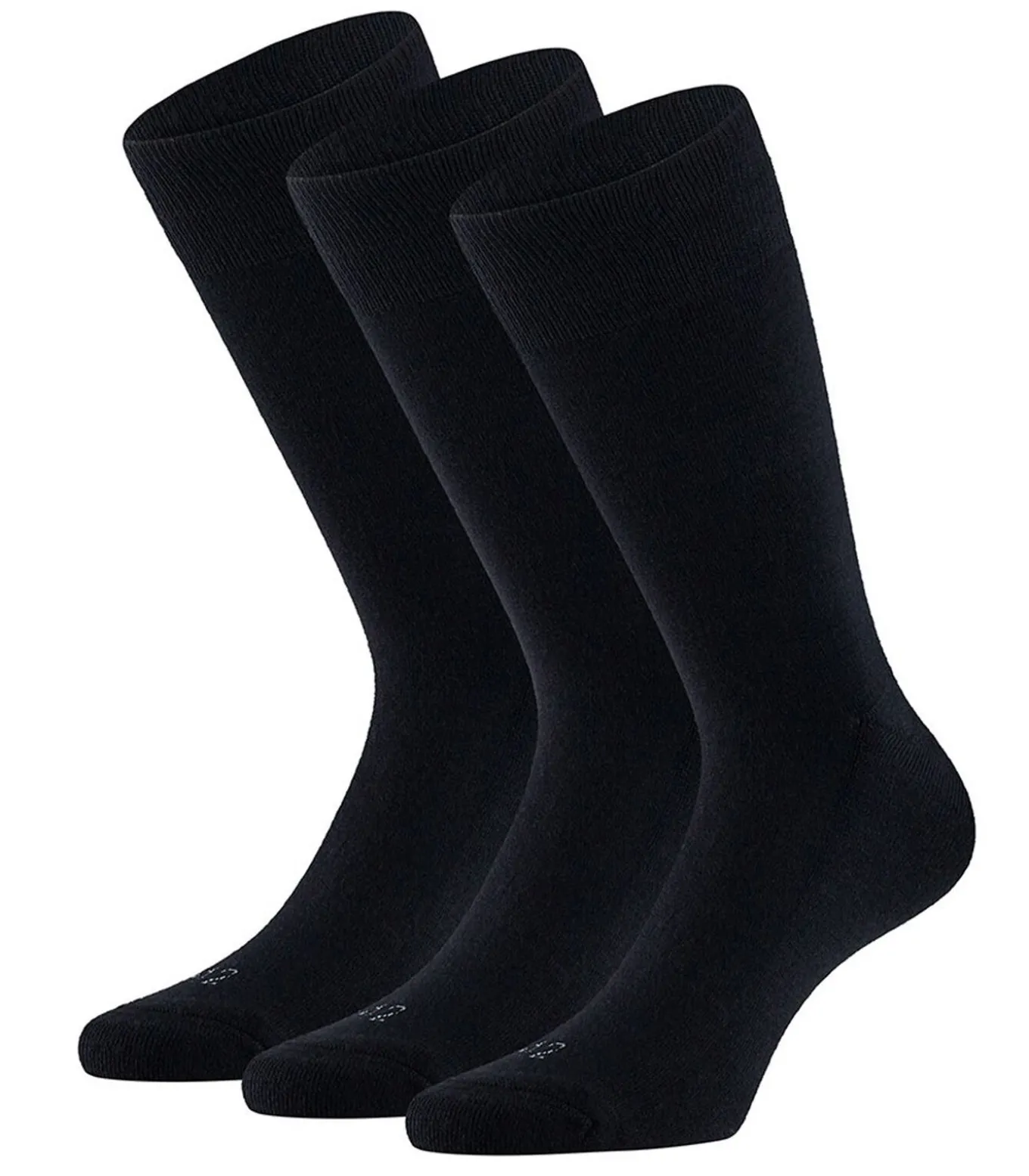 Badstof zool - Merinowollen Sokken - 3 paar - Navy