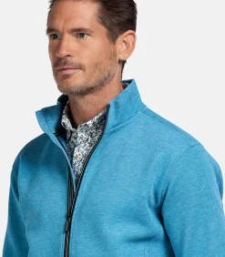 Baileys Pique Sweatvest - Sky Blue