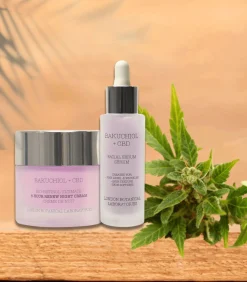 Bakuchiol bio retinol nachtcrème + Bakuchiol Anti-Aging serum