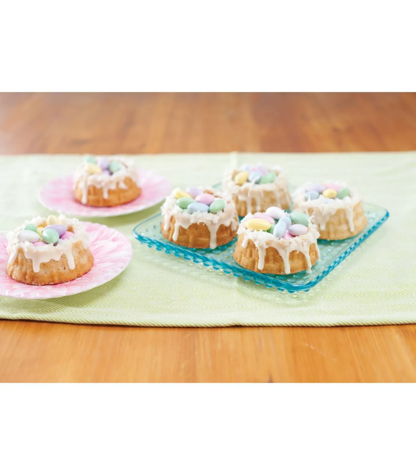 Bakvorm Shortcake Basket Bundt Koper - 6 stuks
