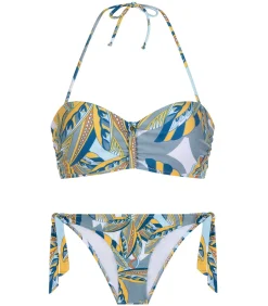 Bandeau Bikini Palm - Caribbean Jungle