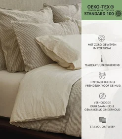 BARCELONA Hoeslaken. Jacquard Katoen