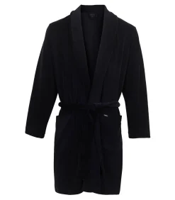Bariet fluwelen lange kamerjas