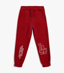 Basis Met drukwerk Sweat Bottoms