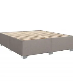 Bedframe zonder matras stof taupe 180x200 cm