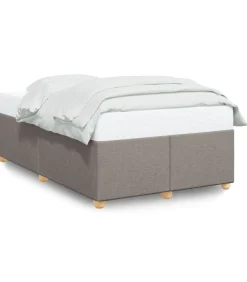 Bedframe zonder matras 120x200 cm stof taupe