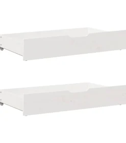 Bedlades 2 st 95x55x17 cm massief grenenhout