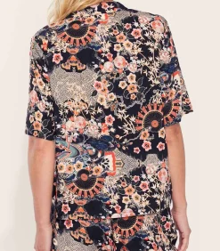 Bedrukt Homewear overhemd KINNAUR