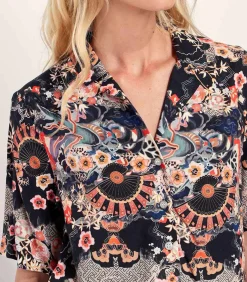 Bedrukt Homewear overhemd KINNAUR