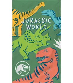 Bedrukt strandlaken, 100% katoen, JURASSIC WORLD QUATRO KAKI