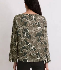 Bedrukte blouse overhemd los