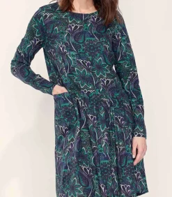 Bedrukte jurk Ecovero OKI