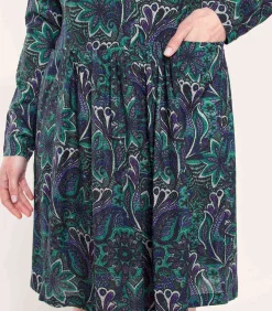 Bedrukte jurk Ecovero OKI