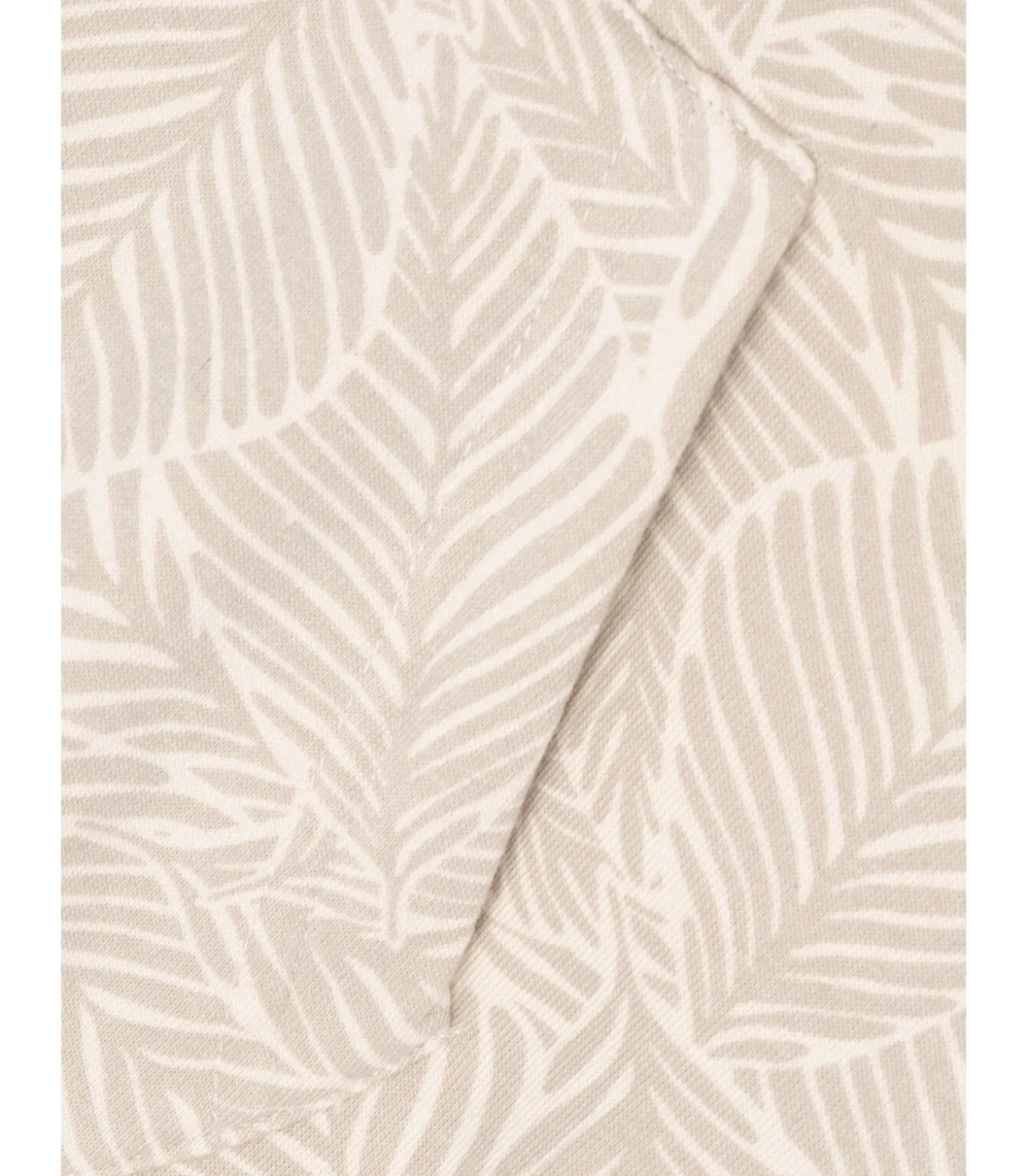 Beige jongenstrui met plantenprint
