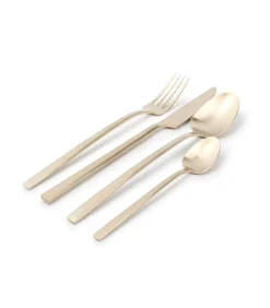 Bestekset 16-delig mat goud Terno