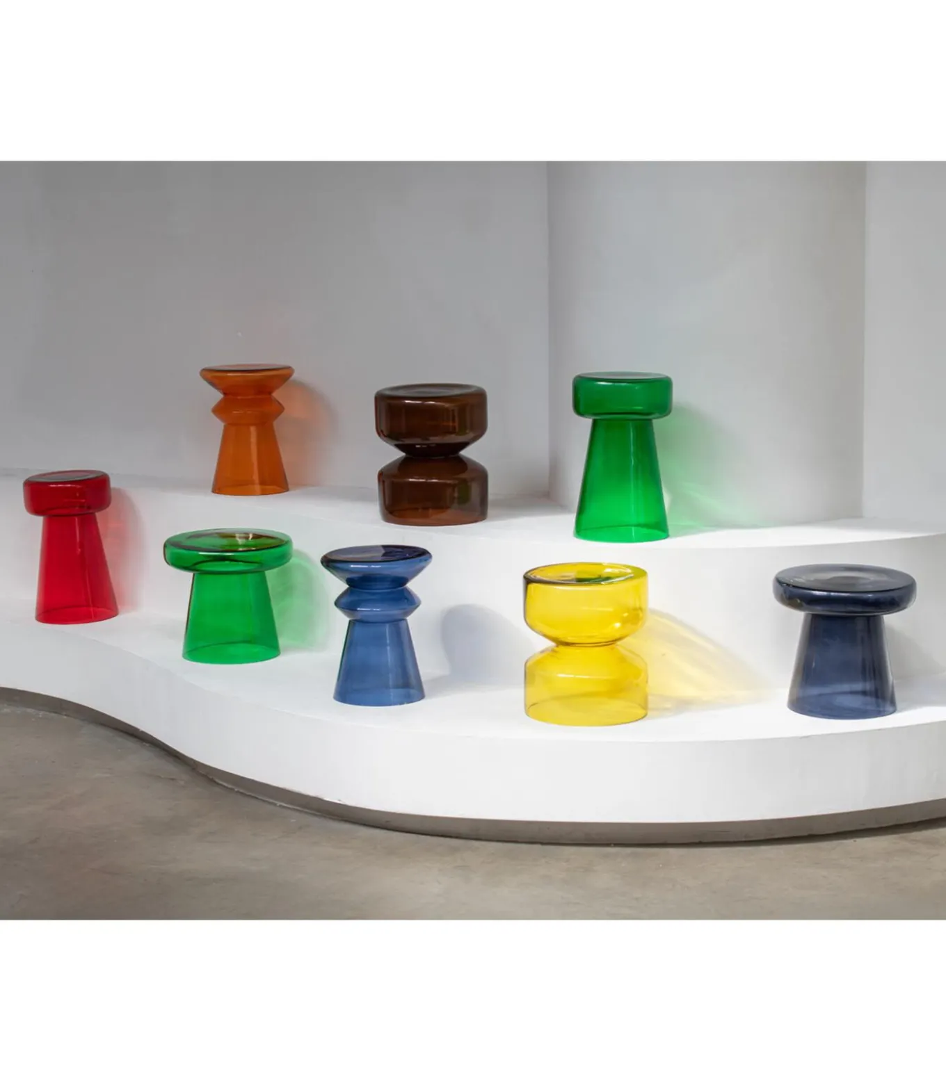 Bijzettafel Corcho - Rood - 30x30x50cm