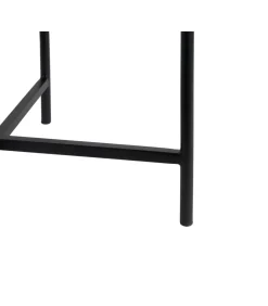 Bijzettafel Meseta - Zwart - 40x40x49cm