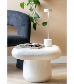 Bijzettafel Roca - Wit - 49x49x36cm